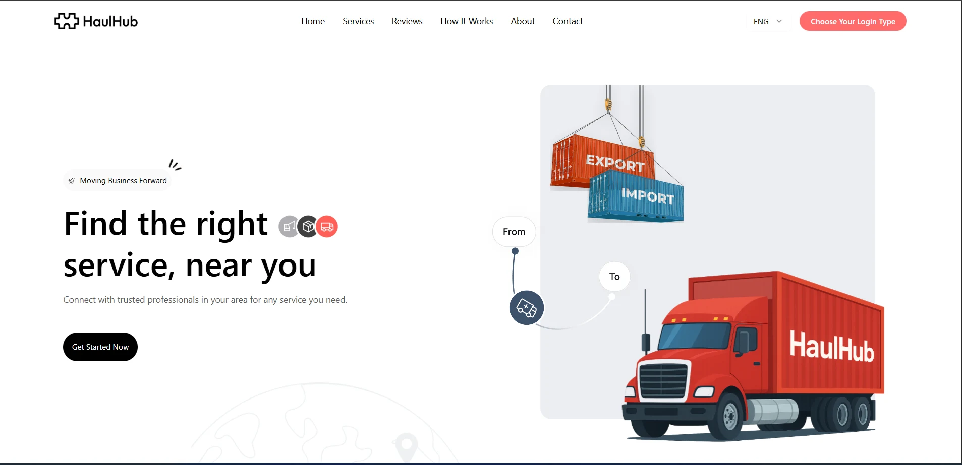 HaulHub — Logistics Marketplace (iOS & Android)